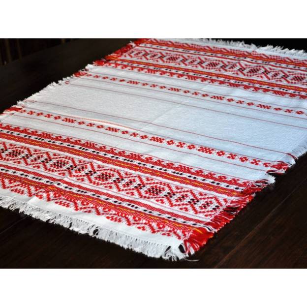 Hand-woven tablecloth