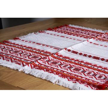 Hand-woven tablecloth