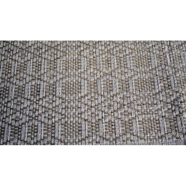 Hand-woven natural linen table runner