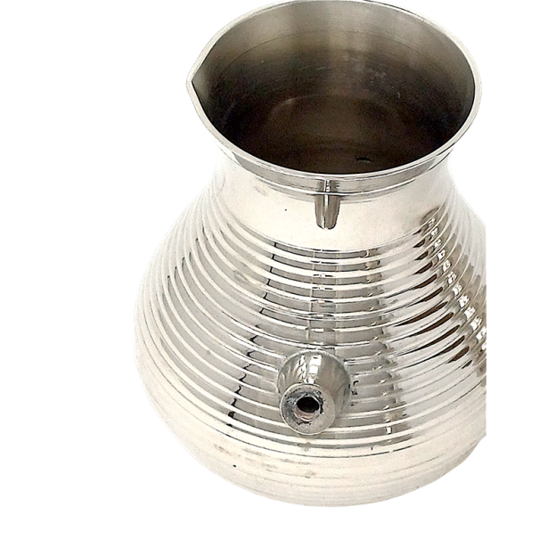 Pot à Café Cezve en Laiton Nickelé - 300 ml