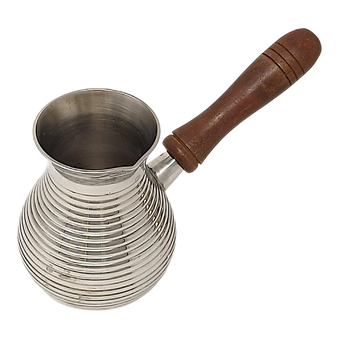 Pot à Café Cezve en Laiton Nickelé - 300 ml