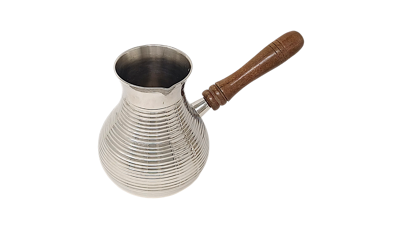 Nickel-Plated Brass Coffee Pot "Cezve" - 500 ml