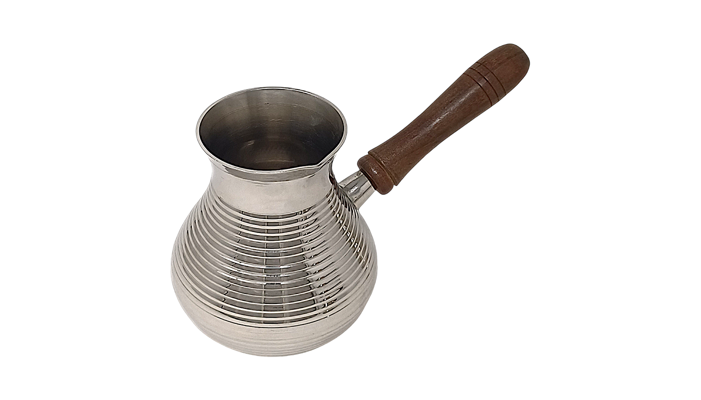 Nickel-Plated Brass Coffee Pot "Cezve" - 750 ml