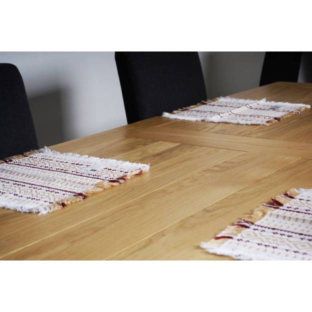Hand-woven  cotton napkin - Beige