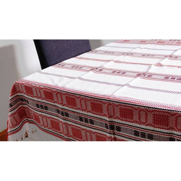 Nappe tissée main - 130x134 cm