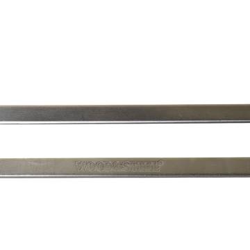 Brochette en inox avec manche en bois - Longueur 40 cm