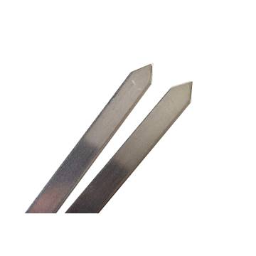 Brochette en inox avec manche en bois - Longueur 40 cm