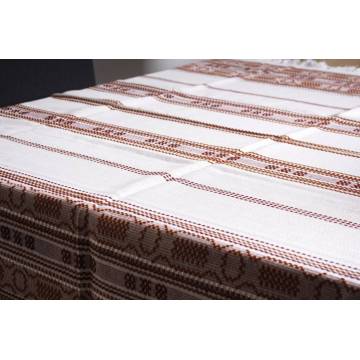 Hand-woven tablecloth - 130x134 cm