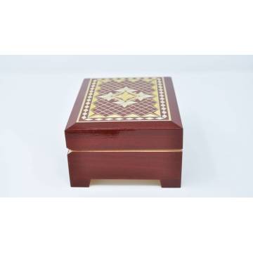 Decorated wooden box 150x110x60 mm
