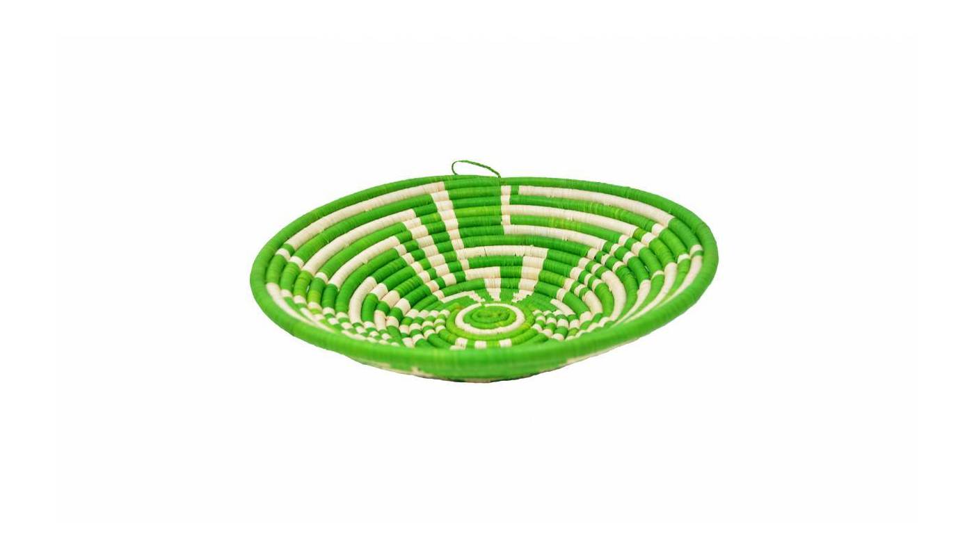 Corbeille diamètre 25-26 cm - Verte