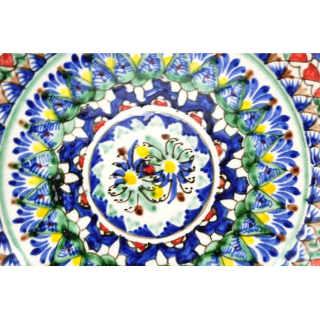 Assiette céramique peinte - Rishtan - Ø 20 cm