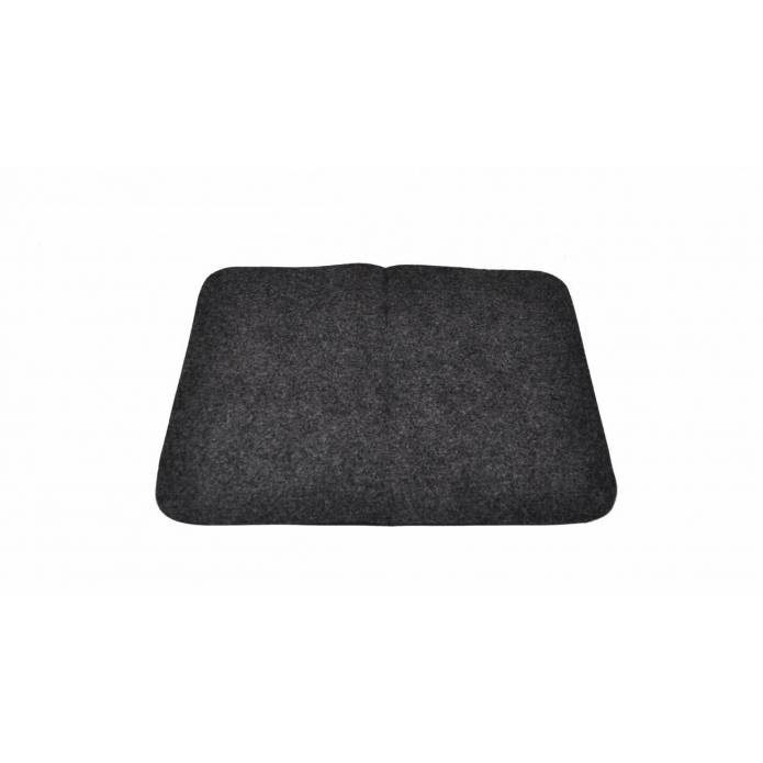 Tapis pour sauna - 40 x 30 cm - Feutre - Noir