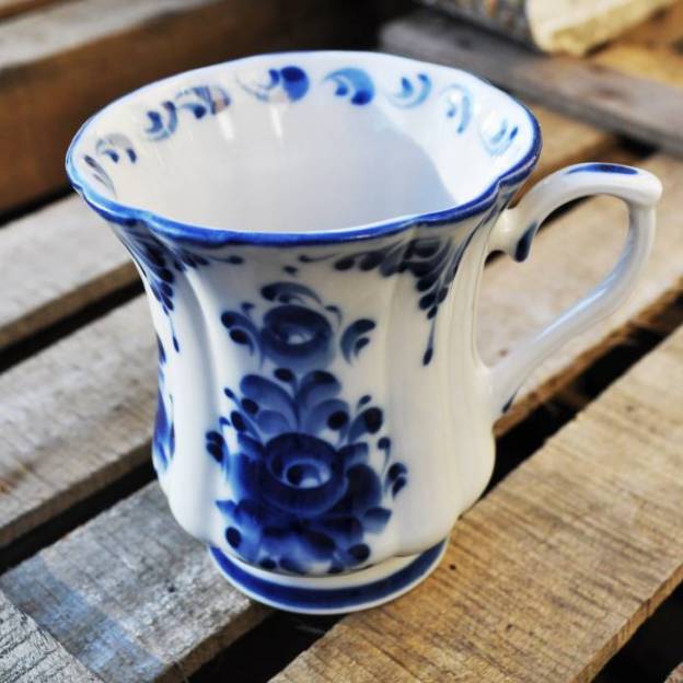 Tradition Gzhel - Mug en porcelaine